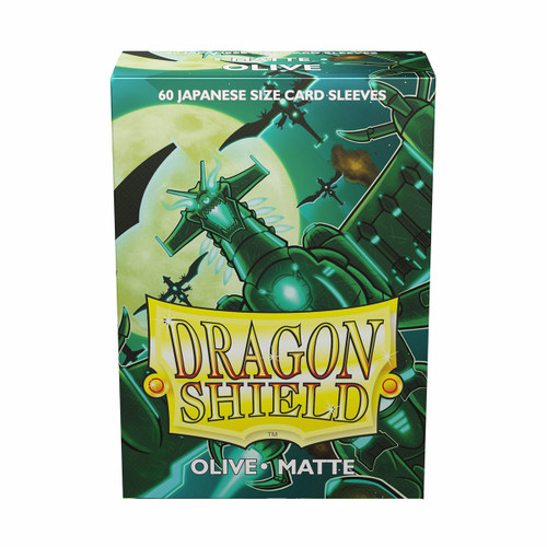 Dragon Shield Small Sleeves - Matte Olive (60 Sleeves)