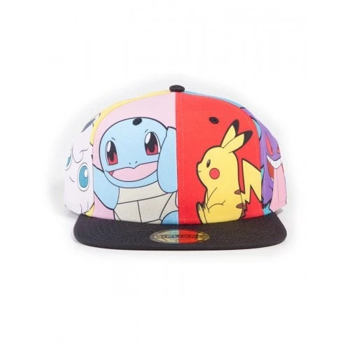 Pokemon - Multi Pop Art Snapback Cap