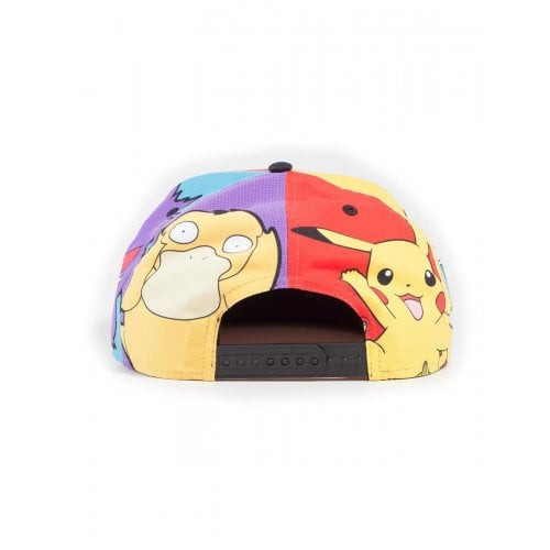 Pokemon - Multi Pop Art Snapback Cap