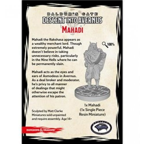 Dungeons & Dragons Collector's Series: Descent into Avernus - Mahadi