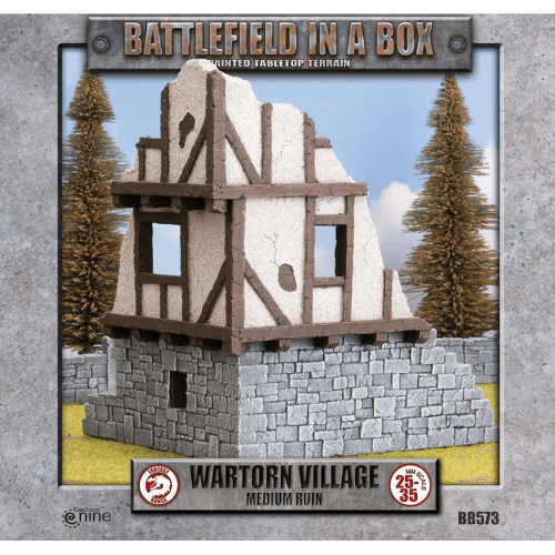 Battlefield in a Box - Wartorn Village - Medium Ruin