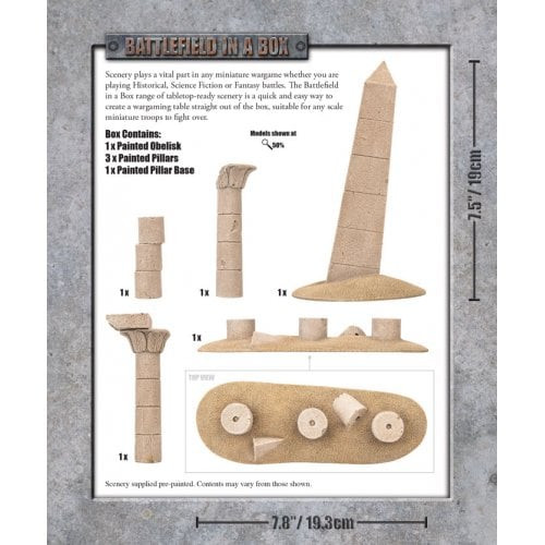 Battlefield in a Box: Forgotten City - Obelisk and Pillars