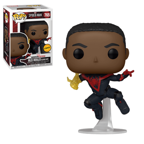 POP! Marvel - Marvel's Spider-Man Miles Morales #765 Miles Morales Classic Suit (Unmasked) [CHASE]