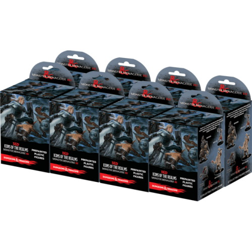 Dungeons & Dragons Icons of the Realms: Monster Menagerie 3 Booster Brick (8 Boosters)