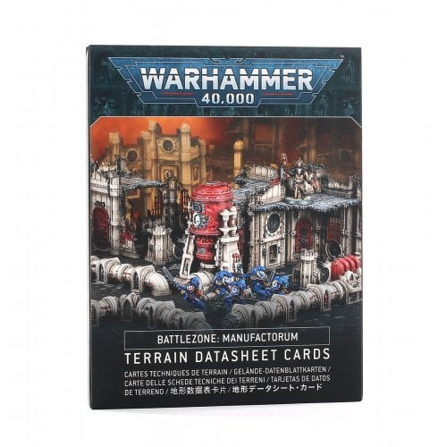 Warhammer 40,000 - Battlezone: Manufactorum - Terrain Datasheet Cards