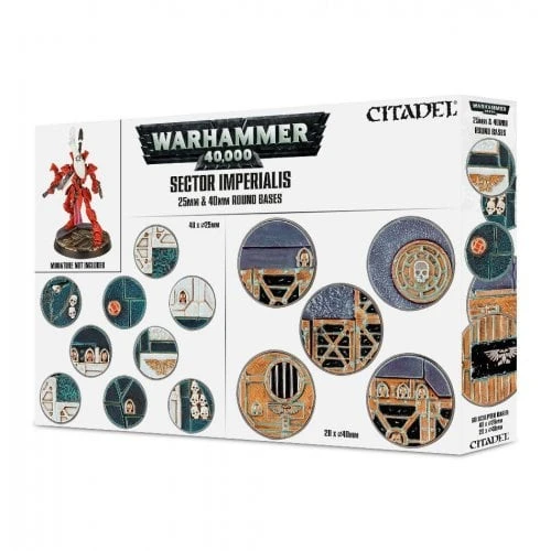 Warhammer 40,000 - Sector Imperialis - 25mm & 40mm Round Bases