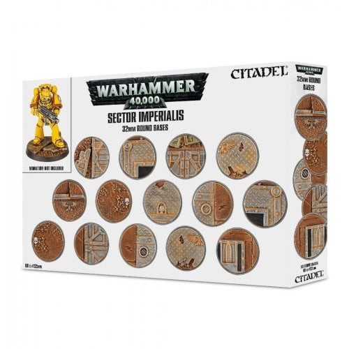 Warhammer 40,000 - Sector Imperialis - 32mm Round Bases