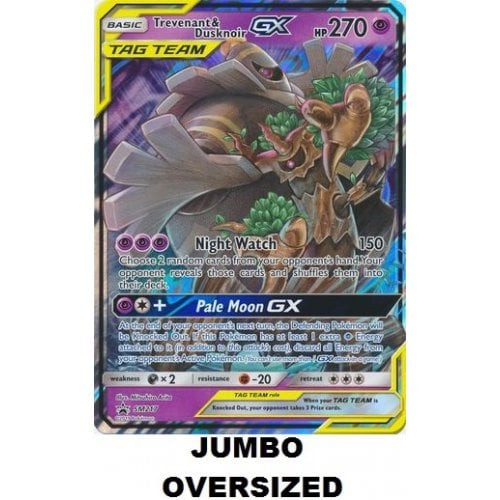 JUMBO Sun & Moon Promo SM217 Trevenant & Dusknoir GX (TAG TEAM)