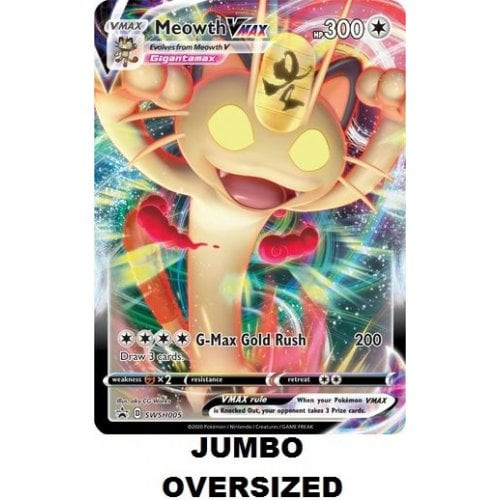 Sword & Shield Promo SWSH005 Meowth VMAX | Magic Madhouse