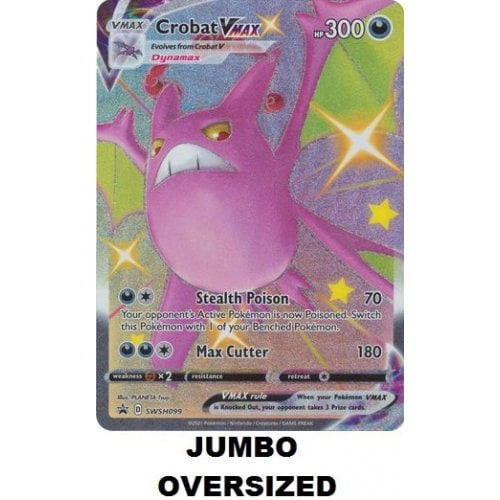 JUMBO Sword & Shield Promo SWSH099 Crobat VMAX