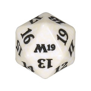 Magic Core 2019 Spindown Dice - White