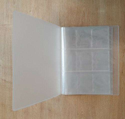 Clear 9-Pocket Binder
