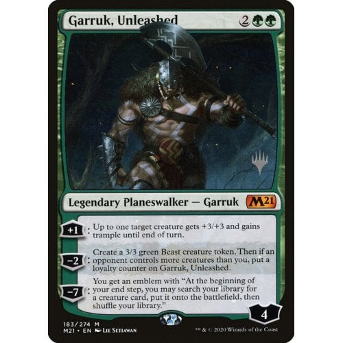 Garruk, Unleashed (Promo Pack non-foil)