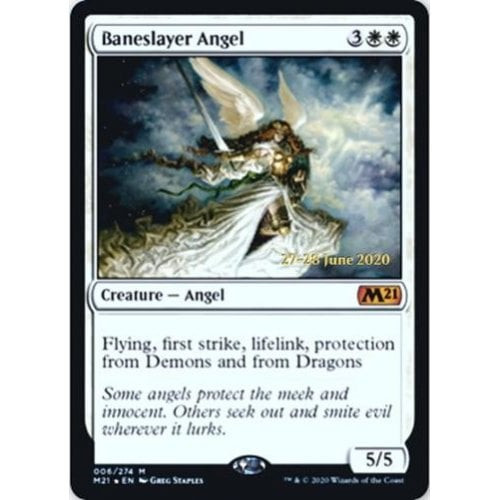 Baneslayer Angel (Core Set 2021 Prerelease Foil)