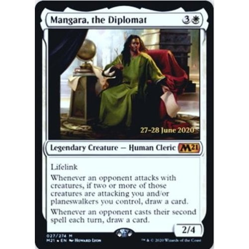 Mangara, the Diplomat (Core Set 2021 Prerelease Foil)