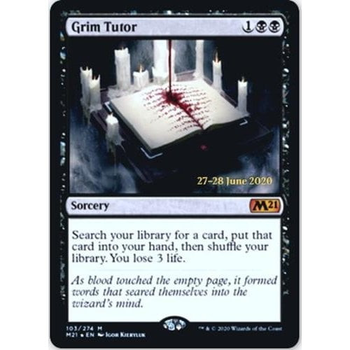 Grim Tutor (Core Set 2021 Prerelease Foil) | Promotional Cards