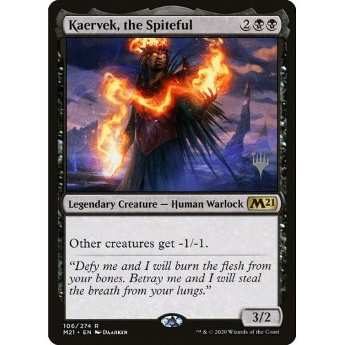 Kaervek, the Spiteful (Promo Pack foil) | Promotional Cards
