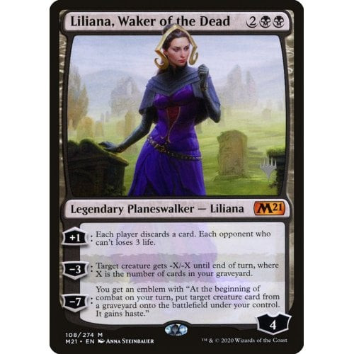 Liliana, Waker of the Dead (Promo Pack foil) | Promotional Cards