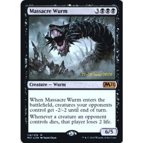 Massacre Wurm (Core Set 2021 Prerelease Foil)