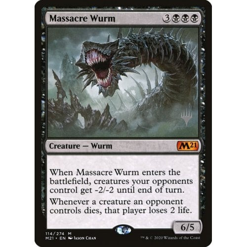 Massacre Wurm (Promo Pack foil) | Promotional Cards