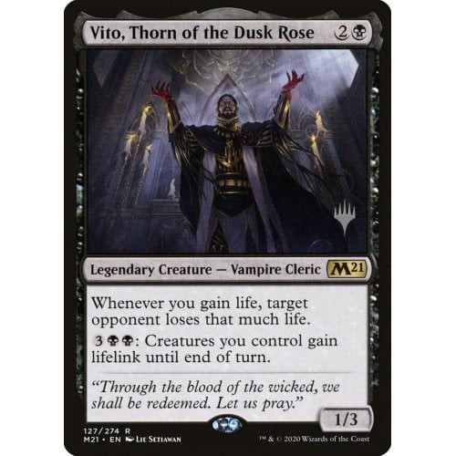 Vito, Thorn of the Dusk Rose (Promo Pack foil)