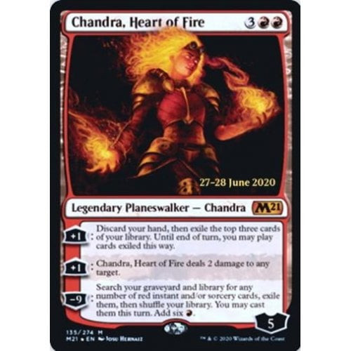 Chandra, Heart of Fire (Core Set 2021 Prerelease Foil)