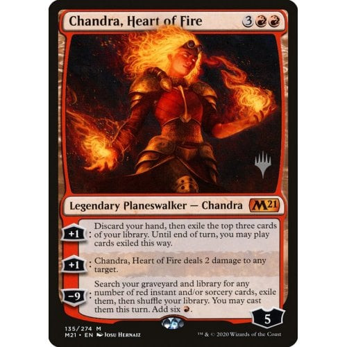 Chandra, Heart of Fire (Promo Pack foil)