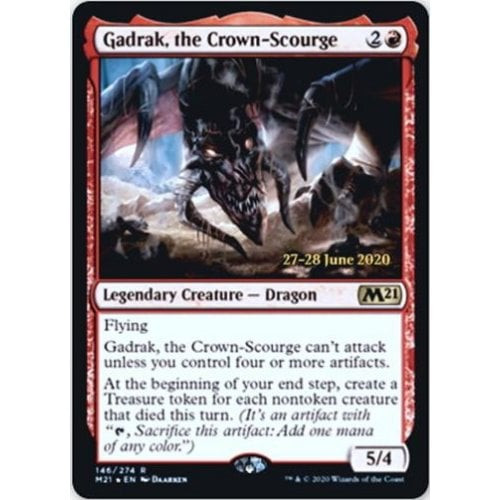 Gadrak, the Crown-Scourge (Core Set 2021 Prerelease Foil)