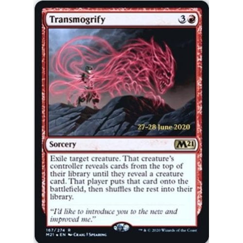 Transmogrify (Core Set 2021 Prerelease Foil) | Promotional Cards