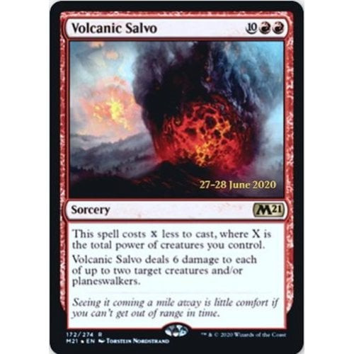 Volcanic Salvo (Core Set 2021 Prerelease Foil)