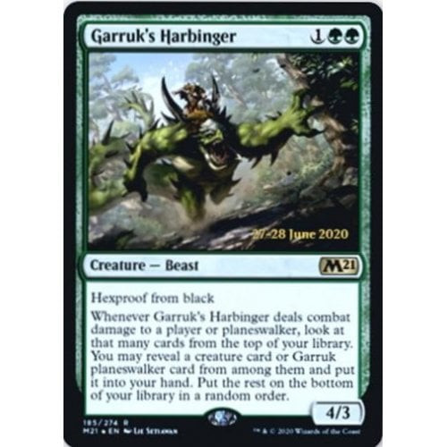 Garruk's Harbinger (Core Set 2021 Prerelease Foil) | Promotional Cards