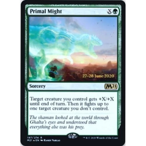 Primal Might (Core Set 2021 Prerelease Foil) | Promotional Cards