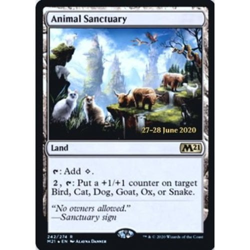 Animal Sanctuary (Core Set 2021 Prerelease Foil)