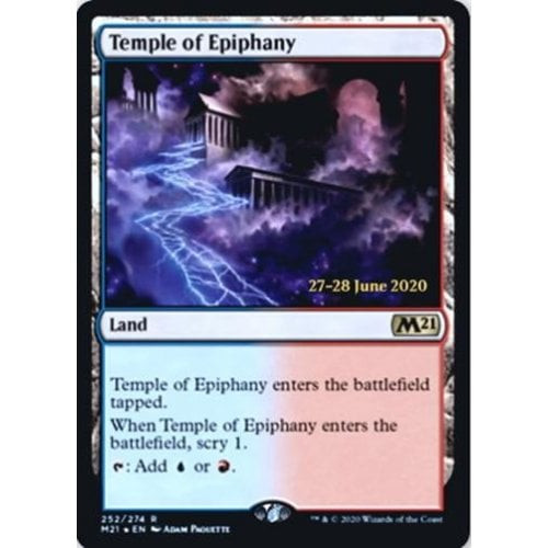 Temple of Epiphany (Core Set 2021 Prerelease Foil) | Promotional Cards