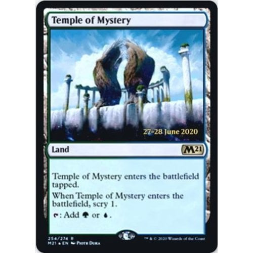 Temple of Mystery (Core Set 2021 Prerelease Foil) | Promotional Cards