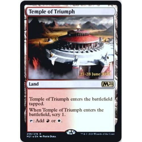 Temple of Triumph (Core Set 2021 Prerelease Foil)