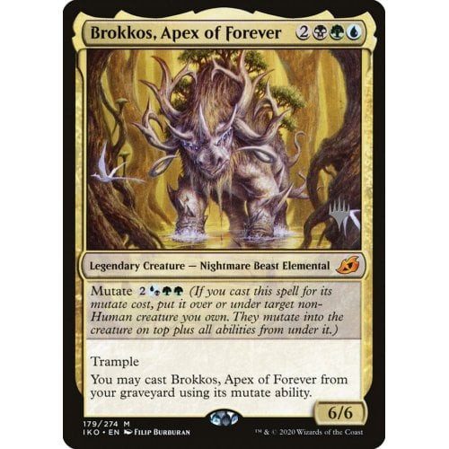 Brokkos, Apex of Forever (Promo Pack foil)