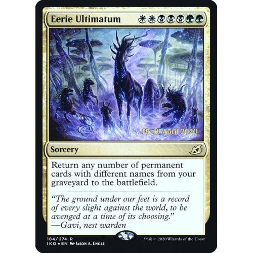 Eerie Ultimatum (Ikoria: Lair of Behemoths Prerelease foil)