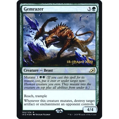 Gemrazer (Ikoria: Lair of Behemoths Prerelease foil) | Promotional Cards