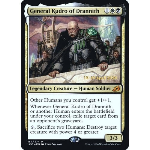 General Kudro of Drannith (Ikoria: Lair of Behemoths Prerelease foil) | Promotional Cards