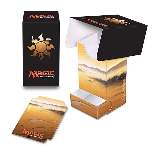 MTG Mana 5 Plains Full View Deck Box