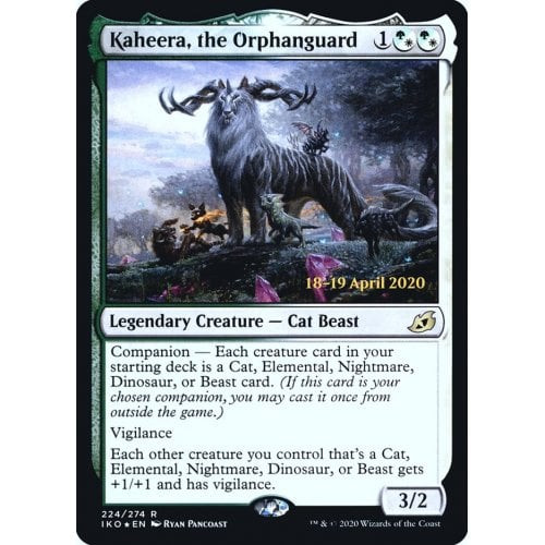Kaheera, the Orphanguard (Ikoria: Lair of Behemoths Prerelease foil) | Promotional Cards