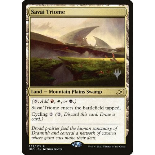 Savai Triome (Promo Pack foil) | Promotional Cards