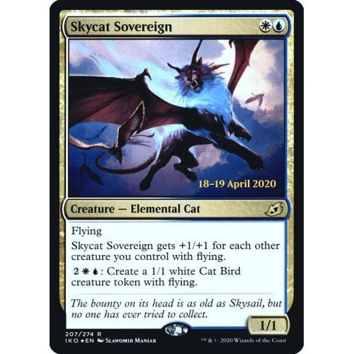 Skycat Sovereign (Ikoria: Lair of Behemoths Prerelease foil)