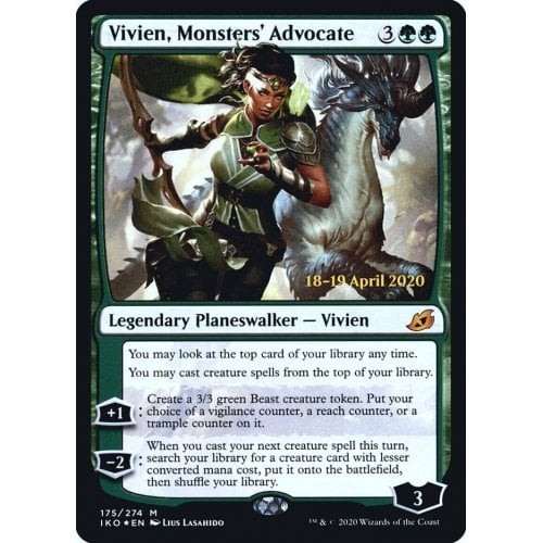 Vivien, Monsters' Advocate (Ikoria: Lair of Behemoths Prerelease foil) |  Magic Madhouse