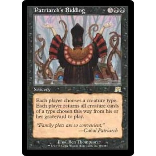 Patriarch's Bidding