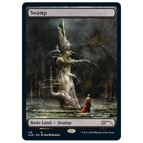 Swamp (Secret Lair foil - Artist Series: Seb Mckinnon) (#119) | Secret Lair Drops