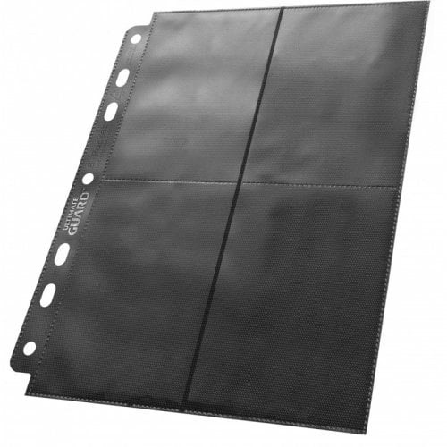 10ct/1 Pack 8-Pocket Compact Pages Side-Loading - Black