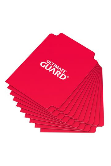 Card Dividers Standard Size Red (10)