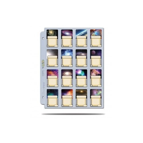 100ct 16-Pocket Secure Platinum Clear Page with 11-Holes
